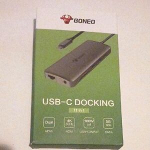 Goneo USB-C Docking Station 11-in-1 Green
